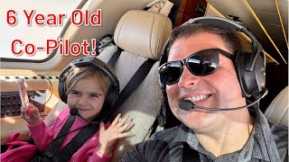 Flying with Kids  6 year old CoPilot in the Citation CJ4 [upl. by Wolsniw]