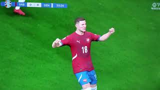 Liga nacija Srbija vs Danska 🌟🌟🌟 [upl. by Dviad]