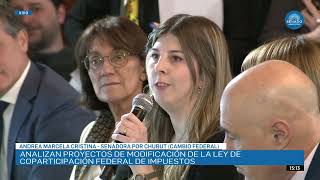 SDORA ANDREA CRISTINA  PLENARIO DE COPARTICIPACIÓN FEDERAL Y DE PRESUPUESTO 030924 [upl. by Wurtz]