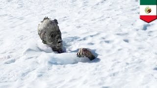 Mummified body found Mexico’s tallest mountain Pico de Orizaba [upl. by Ateuqirne]