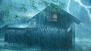 Thunder and Rain Sounds for Sleeping or Relaxing  Heavy Thunderstorm Sounds for Deep Sleep [upl. by Ayam]