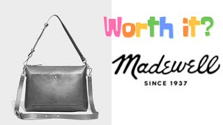 Madewell Transport Shoulder Crossbody  Worth it [upl. by Giardap]