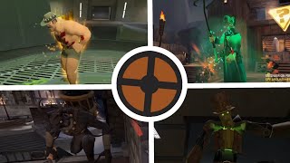 TF2 All Offical Boss Battles [upl. by Ronyam]