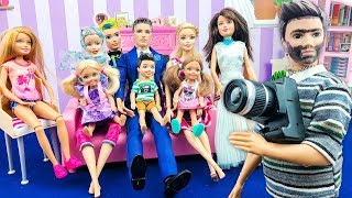 Barbie ve Ailesi Bölüm 171  Fotoğraf Çekimi  Çizgi film tadında evcilik oyunları [upl. by Justinian]