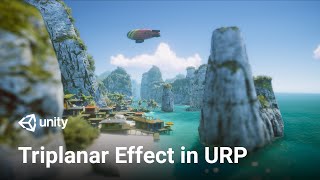 Triplanar Effect in Unity URP Shader Graph Tutorial [upl. by Dnumyar696]