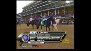 Breeders Cup Classic 2010  BLAME amp Zenyatta [upl. by Ayekel843]