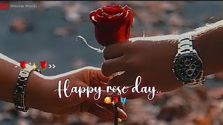 Tum Hamesha Mere Pass Raho🌹 Happy Rose Day WhatsApp Status  Rose Day Status 2024 Happy Rose Day🌹 [upl. by Lacey]