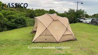 Ultralight Automatic Dome Camping Tent  KASSICO [upl. by Murton331]