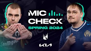 CLUTCH IT  Kia Mic Check  2024 LEC Spring Week 3 [upl. by Krauss]