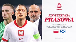 MICHAŁ PROBIERZ PIOTR ZIELIŃSKI I MARCIN BUŁKA PRZED MECZEM ZE SZKOCJĄ RETRANSMISJA ⚪🔴 [upl. by Asoral]