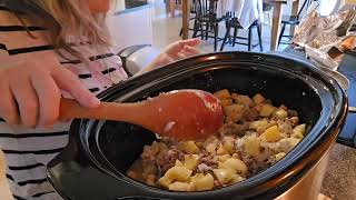 YUMMY CROCKPOT MEAL COWBOY CASSEROLE [upl. by Oibaf680]