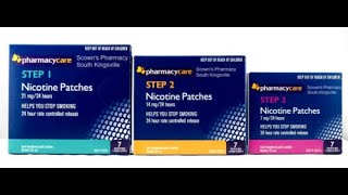 Nicotine Patches Step 3  7mg in 24 Hours  3rd to 19th Feb 2022 [upl. by Ailehc]