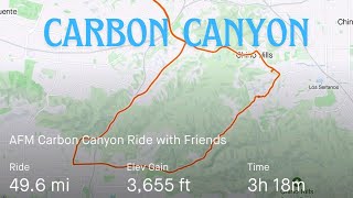 The Best Rolling Hills Training Route  Carbon Canyon Loop [upl. by Madanhoj]