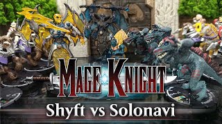 Mage Knight 2 0 Battle Report 002  Shyft vs Solonavi [upl. by Aldon]