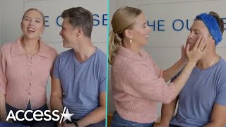 Scarlett Johansson GIGGLES At Colin Jost In Adorable New Blooper Reel [upl. by Gathers]