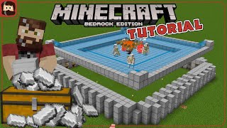 Unbreakable IRON FARM  How It Works  Bedrock  Easy  Fast  Minecraft Bedrock Tutorial [upl. by Ivgnout]