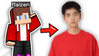 Maizen face reveal  Mikey and JJ in Real Life [upl. by Coop180]