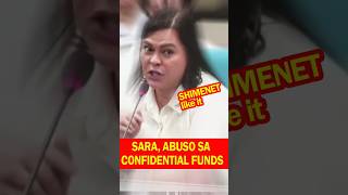 INDAY SARA ABUSADO sa CONFIDENTIAL FUNDS BINUSISI nina LUISTRO at FERNANDEZ [upl. by Grimaud]