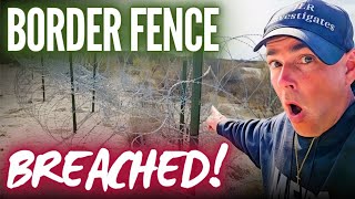 Border Fence BREACHED Eagle Pass Texas Migrant CRISIS [upl. by Rees885]