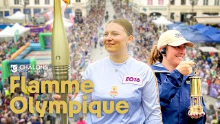 Relais de la Flamme Olympique à ChâlonsenChampagne [upl. by Eirrot]