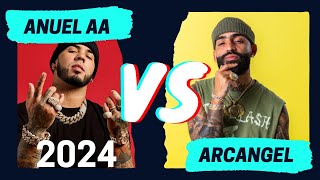 Arcángel Desafía a Anuel AA en un Comienzo Explosivo del 2024 [upl. by Birgitta]