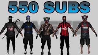 SUPER PACK DE SKINS DO FIVEM 🔥 ESPECIAL 550 SUBS♥️GTA SASAMPquotSr PiVeTequot [upl. by Irneh867]