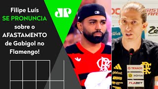 TEVE TRETA OLHA o que Filipe Luís FALOU sobre o AFASTAMENTO de Gabigol do Flamengo [upl. by Anitsirhcairam]