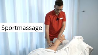 Sportmassage  Definition und Wirkung  Physiozentrum [upl. by Ludeman13]