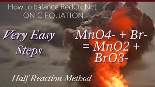 How to Balance MnO4BrMnO2BrO3 by Half Reaction Method balancingredoxequations [upl. by Mable]