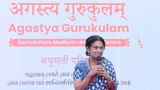 Our founder Vijaya Viswanathan speaks on embarking journey of Agastya Gurukulam amp its way forward [upl. by Sackey]