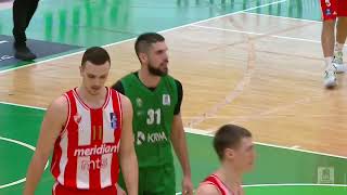 AdmiralBet ABA League 202324 highlights Round 9 Krka  Crvena zvezda Meridianbet 27112023 [upl. by Hobard455]