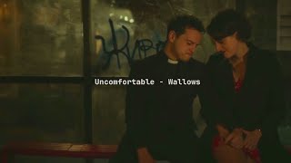 Uncomfortable  Wallows lyrics  letra  sub español [upl. by Haines]