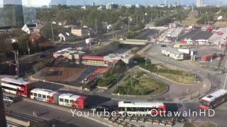 Tunneys Pasture station demolition LRT Ottawa OC Transpo [upl. by Weed545]