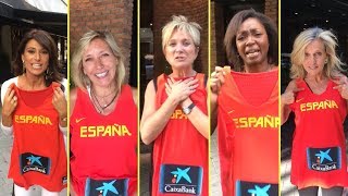 Mensaje de ánimo de las Amigas de la Selección Femenina de Baloncesto [upl. by Attelocin443]