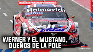 Turismo Carretera  ¡Histórico Werner y el Mustang dueños de la primera pole del 2024 [upl. by Erreid180]