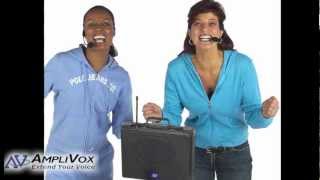 Wireless Audio Portable Buddy PA System from AmpliVox [upl. by Ayrad]