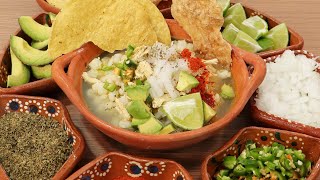 POZOLE BLANCO DE POLLO [upl. by Criswell]