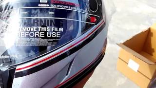 Unboxing Royal Enfield Helmet [upl. by Hedve]