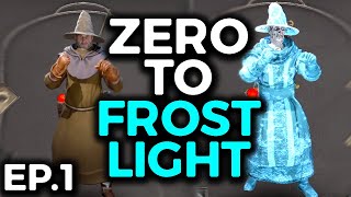 Zero to Frostlight Gear Solo Wizard Levelling Ep 1  Dark and Darker [upl. by Naharba]