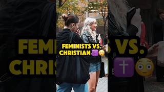 😳🤷🏼‍♀️ FEMINISTS ROAST CHRISTIAN [upl. by Coombs]