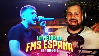 PAPO REACCIONA a LAS MEJORES RIMAS DE FMS ESPAÑA JORNADA 6 [upl. by Kyte]