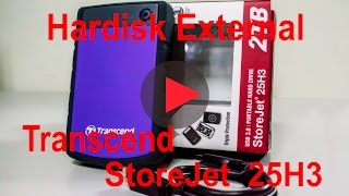 TRANSCEND STOREJET 25H3 2 TB review INDONESIA [upl. by Geis]