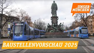 Baustellenvorschau 2025  SWM und MVG planen umfassendes Sanierungsprogramm [upl. by Suivatco]