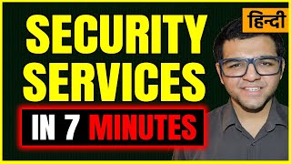 Security Services in Cryptography in Hindi [upl. by Coulombe655]