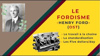 📌EOAE 1ère Bac Sc Eco  Théorie Classique 2👉Henri FORD 📰 Travail à la chaîne Standardisation [upl. by Bastian]