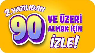 8Sınıflar❗ 2Yazılılarda 90 ve Üzeri Almayı Hedefleyenler Buraya❗ 😎 [upl. by Gisela]