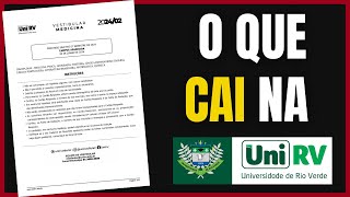 O que cai no vestibular de medicina da UniRV [upl. by Adur]