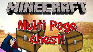 Minecraft 1710 Mod  Multi Page Mod  MASSIVE CHEST SPACE [upl. by Narayan]