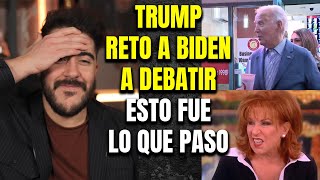 Se pusieron HISTERICAS justificando por que Biden NO DEBERIA debatir con Trump [upl. by Ennahs438]