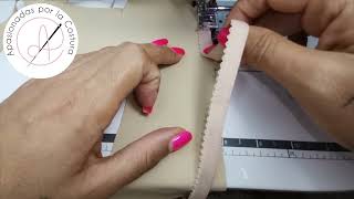 COMO PEGAR RESORTE EN PANTY CORRECTAMENTE apasionadasporlacostura tutorialesdecostura [upl. by Marilin]